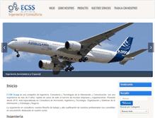 Tablet Screenshot of ecss-group.com